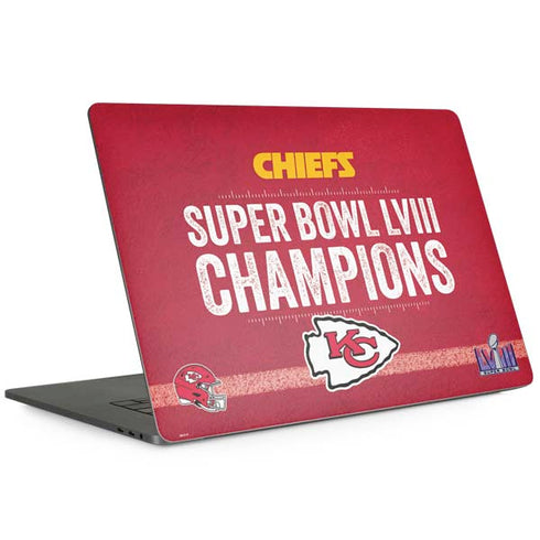 NFL Chiefs Super Bowl LVIII Champions Apple MacBook Pro 15-inch Skin