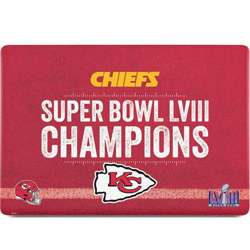 NFL Chiefs Super Bowl LVIII Champions MacBook Skins
