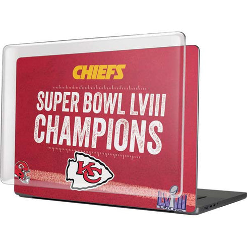 NFL Chiefs Super Bowl LVIII Champions MacBook Pro 16in (2021-25) Case plus Skin