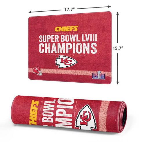 NFL Chiefs Super Bowl LVIII Champions Gaming Mouse Pad