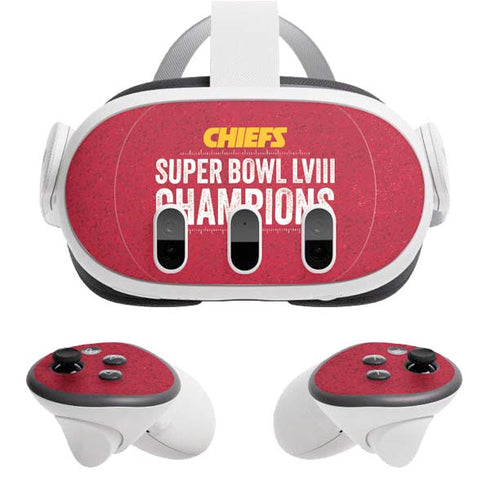 NFL Chiefs Super Bowl LVIII Champions Meta Quest 3 Skin