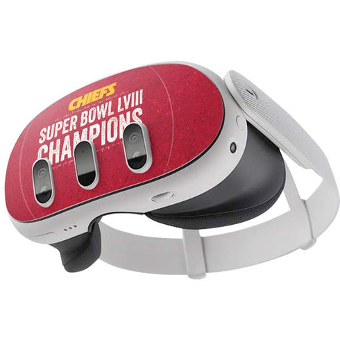 NFL Chiefs Super Bowl LVIII Champions Meta Quest 3 Skin