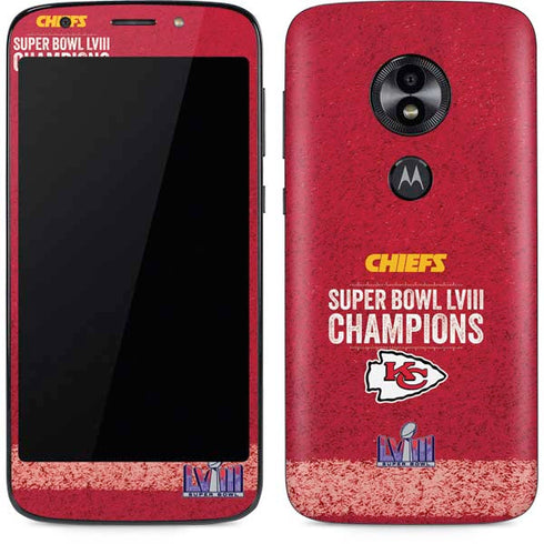 NFL Chiefs Super Bowl LVIII Champions Moto E5 Play Skin