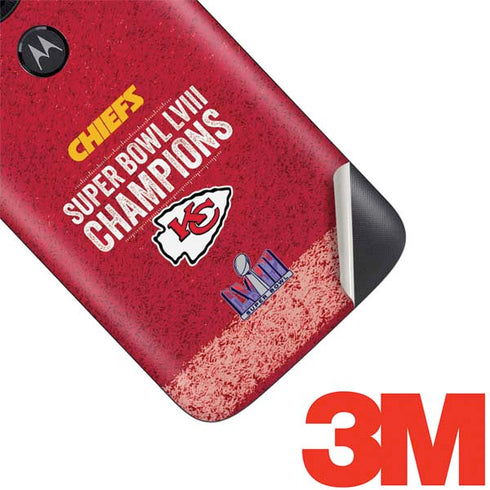 NFL Chiefs Super Bowl LVIII Champions Moto E5 Play Skin
