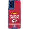 NFL Chiefs Super Bowl LVIII Champions Moto G 5G (2024) Clear Case