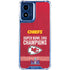 NFL Chiefs Super Bowl LVIII Champions Moto G 5G (2024) Clear Case