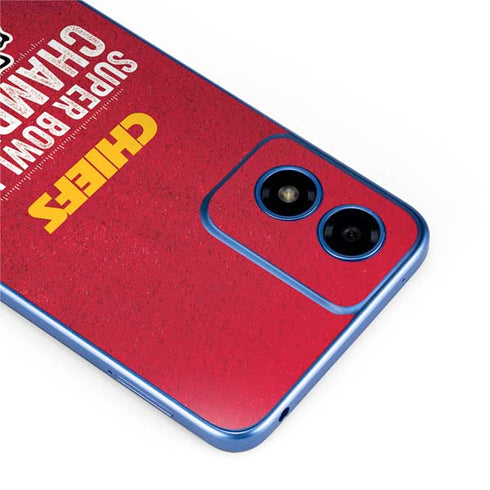 NFL Chiefs Super Bowl LVIII Champions Moto G Play 4G (2024) Skin