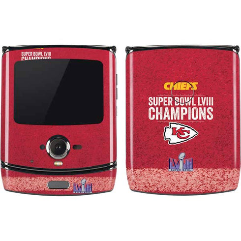 NFL Chiefs Super Bowl LVIII Champions Motorola RAZR Skin