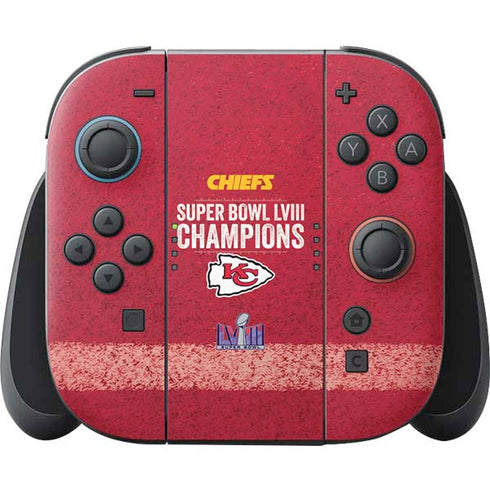 NFL Chiefs Super Bowl LVIII Champions Nintendo Switch 2 (2025) Joy-Con Controller Skin