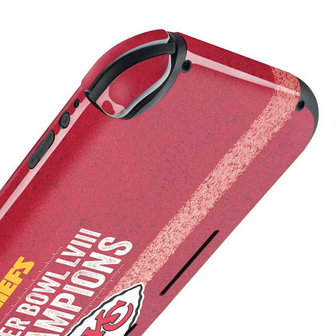 NFL Chiefs Super Bowl LVIII Champions Nintendo Switch Lite Skin