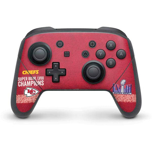NFL Chiefs Super Bowl LVIII Champions Nintendo Skins