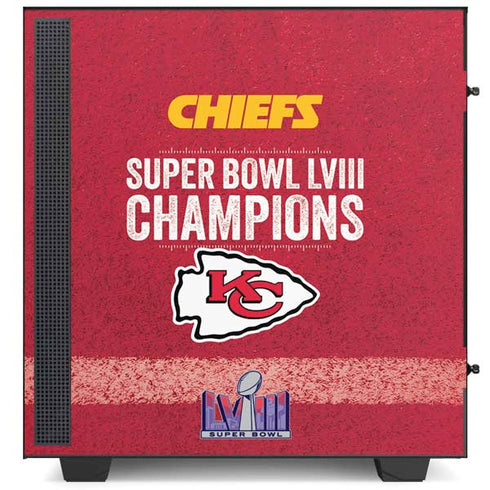 NFL Chiefs Super Bowl LVIII Champions NZXT H510 Compact ATX Mid-Tower Case Skin