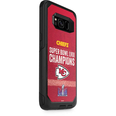 NFL Chiefs Super Bowl LVIII Champions Otterbox Commuter Galaxy Skin