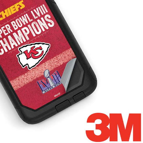 NFL Chiefs Super Bowl LVIII Champions Otterbox Commuter Galaxy Skin