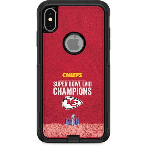 NFL Chiefs Super Bowl LVIII Champions Otterbox Commuter iPhone Skin
