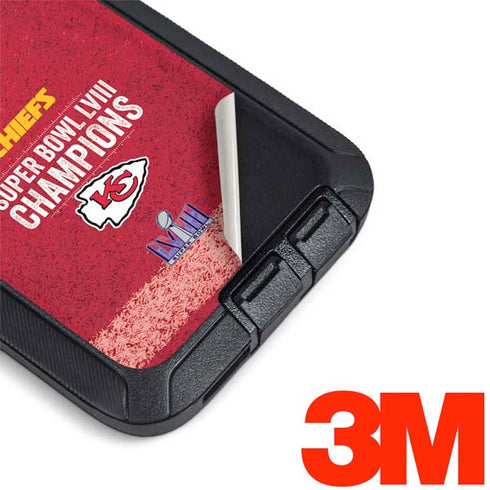 NFL Chiefs Super Bowl LVIII Champions Otterbox Defender Galaxy Skin