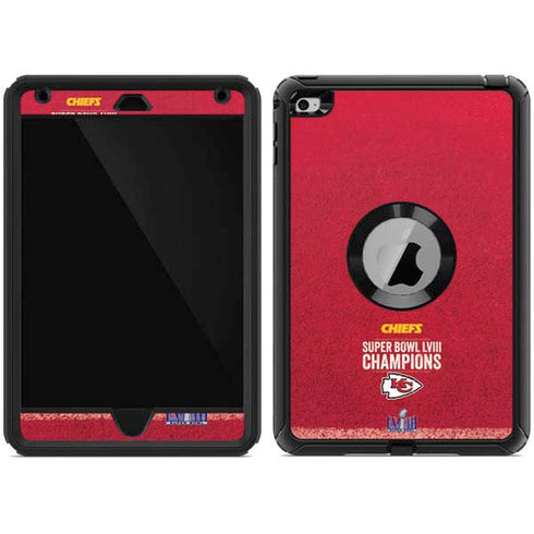 NFL Chiefs Super Bowl LVIII Champions Otterbox Defender iPad Skin