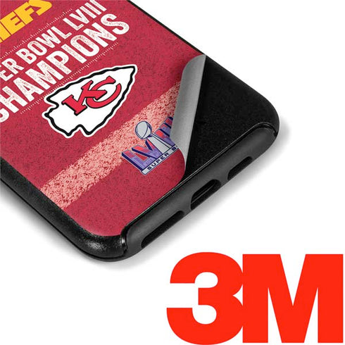 NFL Chiefs Super Bowl LVIII Champions Otterbox Symmetry iPhone Skin