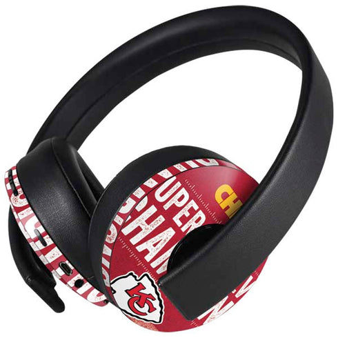 NFL Chiefs Super Bowl LVIII Champions PlayStation 4 Gold Wireless Headset Skin