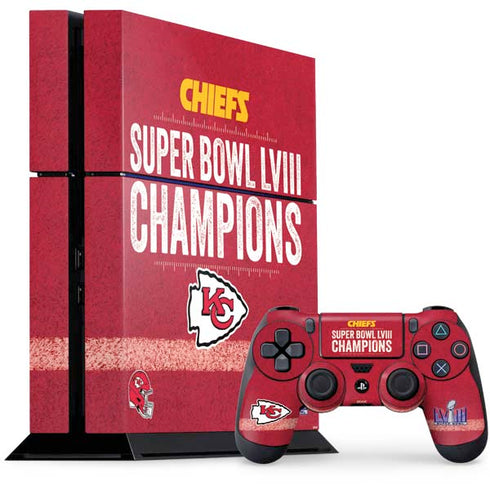 NFL Chiefs Super Bowl LVIII Champions PlayStation PS4 Skins