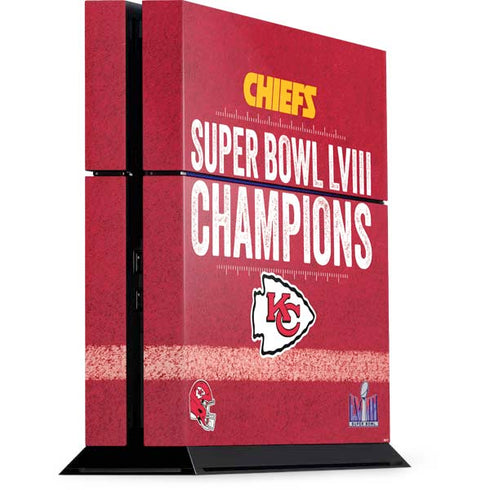 NFL Chiefs Super Bowl LVIII Champions PlayStation PS4 Skins
