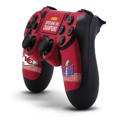 NFL Chiefs Super Bowl LVIII Champions PS4 Controller Skin