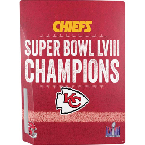 NFL Chiefs Super Bowl LVIII Champions PS5 Bundle Skin