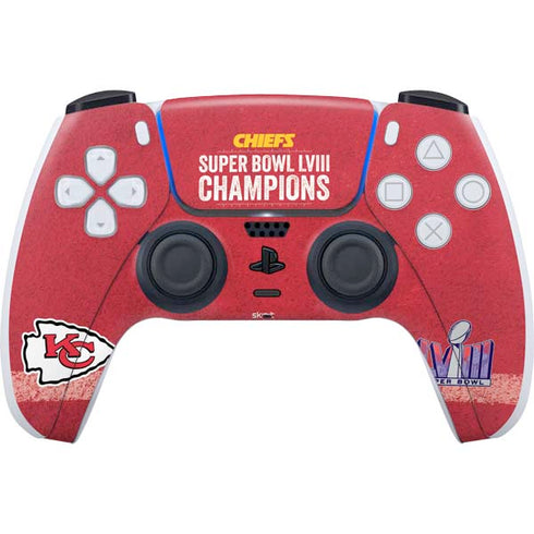 NFL Chiefs Super Bowl LVIII Champions PS5 Controller Skin