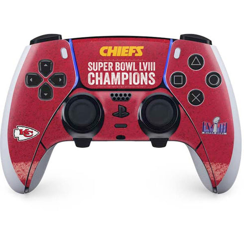 NFL Chiefs Super Bowl LVIII Champions PlayStation PS5 Skins