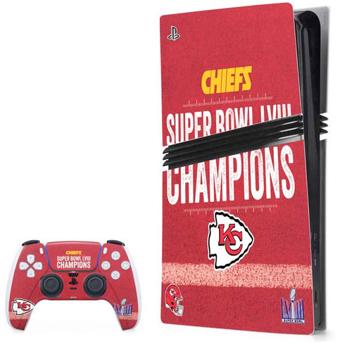 NFL Chiefs Super Bowl LVIII Champions PS5 Pro Bundle Skin
