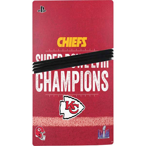 NFL Chiefs Super Bowl LVIII Champions PS5 Pro Console Skin
