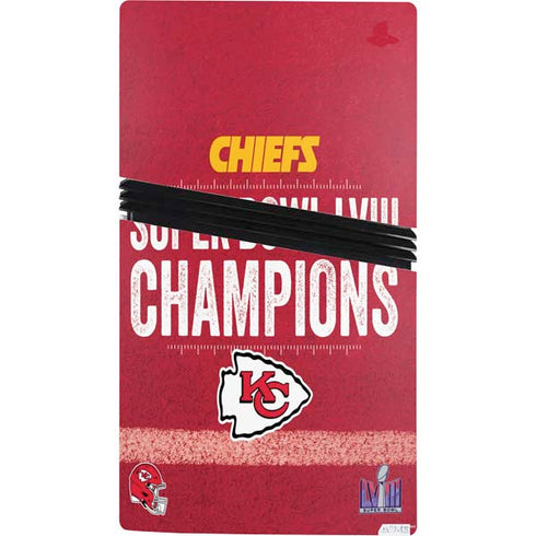 NFL Chiefs Super Bowl LVIII Champions PS5 Pro Console Skin