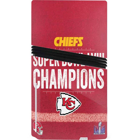 NFL Chiefs Super Bowl LVIII Champions PS5 Pro Disk Bundle Skin