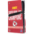 NFL Chiefs Super Bowl LVIII Champions PS5 Pro Disk Console Skin
