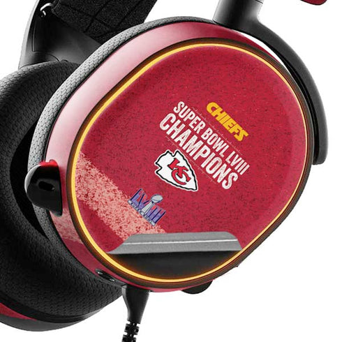 NFL Chiefs Super Bowl LVIII Champions SteelSeries Arctis 5 Skin