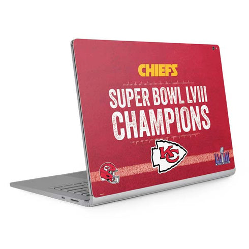 NFL Chiefs Super Bowl LVIII Champions Surface Book 2 15in Skin