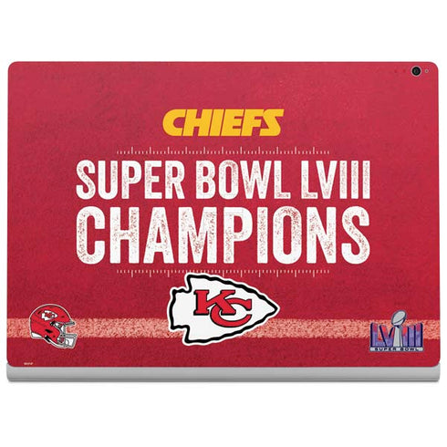 NFL Chiefs Super Bowl LVIII Champions Surface Book 2 15in Skin