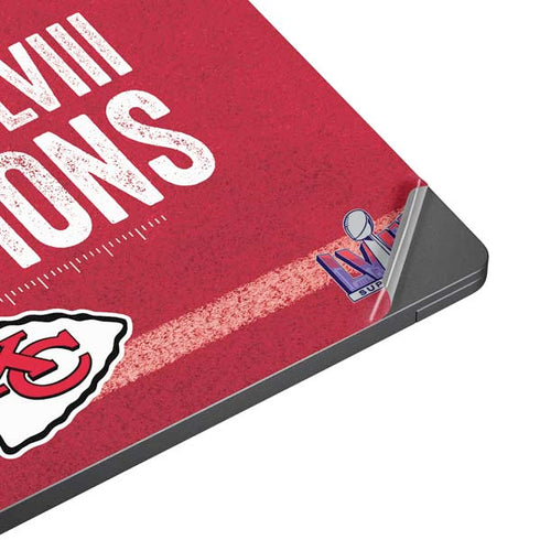 NFL Chiefs Super Bowl LVIII Champions Surface Laptop 7 13.8in Skin