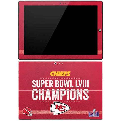 NFL Chiefs Super Bowl LVIII Champions Surface Pro 3 Skin