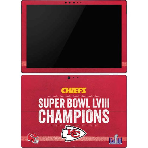NFL Chiefs Super Bowl LVIII Champions Surface Pro 6 Skin