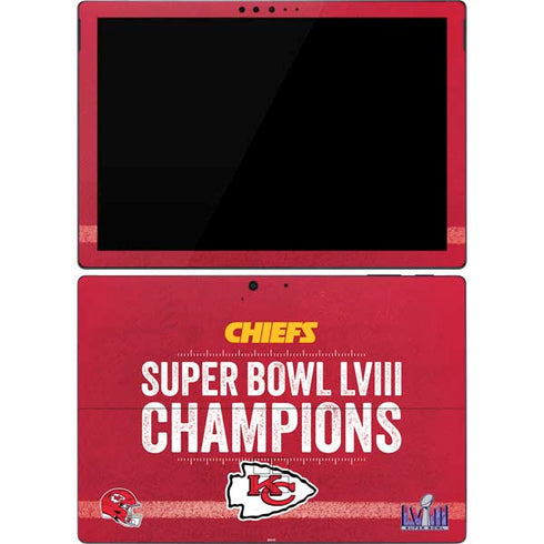 NFL Chiefs Super Bowl LVIII Champions Surface Pro 7 Skin
