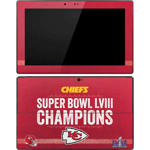 NFL Chiefs Super Bowl LVIII Champions Surface Pro Tablet Skin