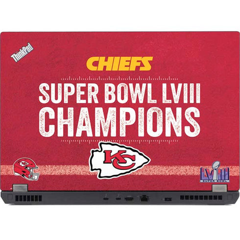 NFL Chiefs Super Bowl LVIII Champions Lenovo ThinkPad Skin