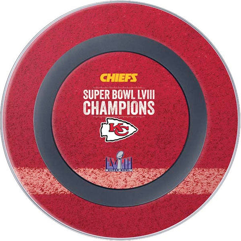 NFL Chiefs Super Bowl LVIII Champions Wireless Charger Skin