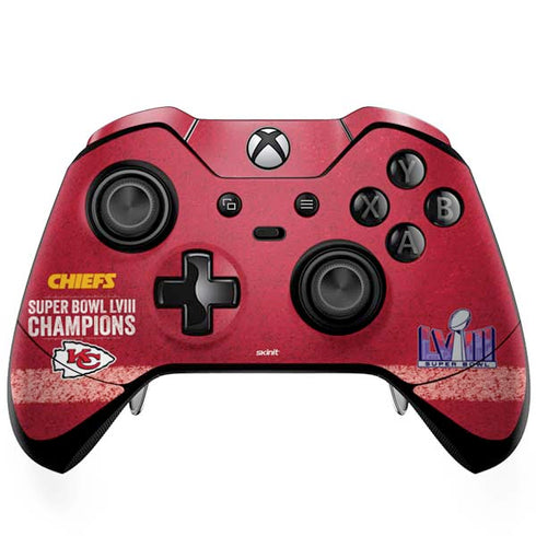 NFL Chiefs Super Bowl LVIII Champions Xbox One Elite Controller Skin