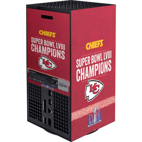 NFL Chiefs Super Bowl LVIII Champions Xbox Series X Bundle Skin