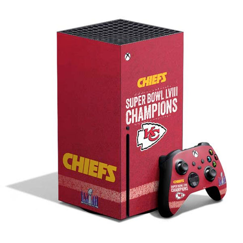 NFL Chiefs Super Bowl LVIII Champions Xbox Series X Skins