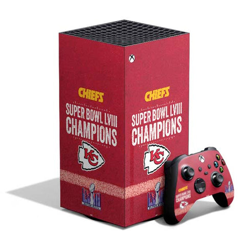 NFL Chiefs Super Bowl LVIII Champions XBox Series X Digital Edition Bundle Skin