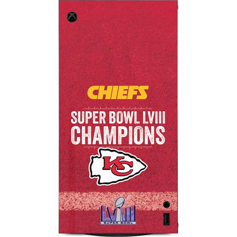 NFL Chiefs Super Bowl LVIII Champions XBox Series X Digital Edition Console Skin