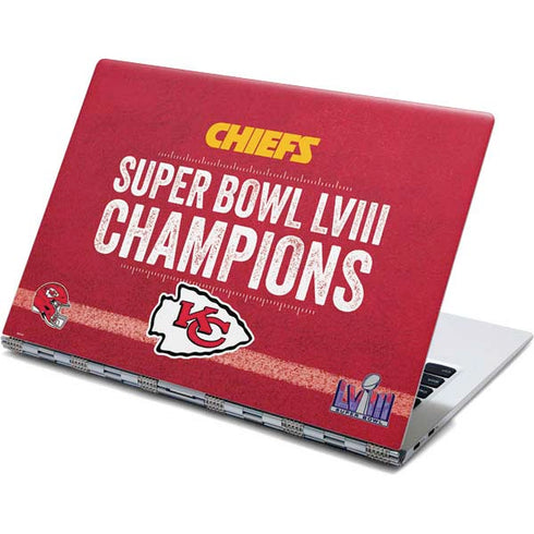 NFL Chiefs Super Bowl LVIII Champions Yoga 910 2-in-1 14in Touch-Screen Skin
